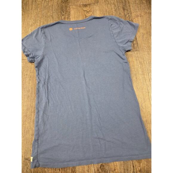 Marine Layer x Glide Giving Ending Poverty San Francisco Blue Women Small Shirt - Picture 4 of 4
